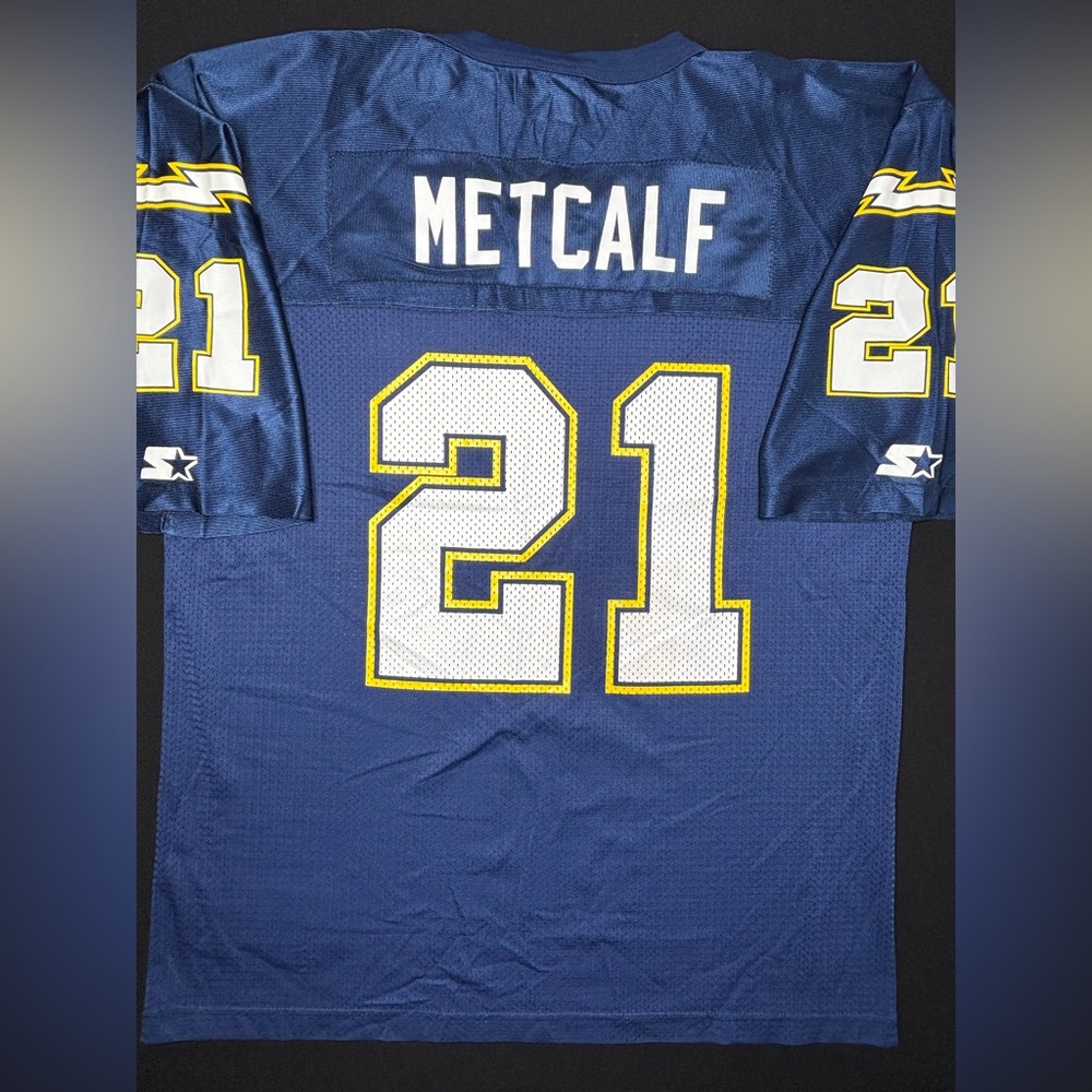 San Diego Chargers Eric Metcalf Starter Football Jersey Size: 52